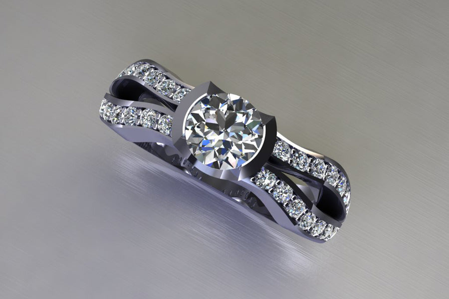 Platinum shop ring designs