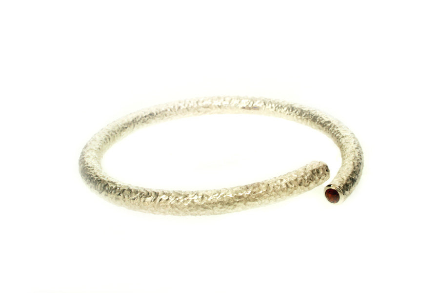 Silver on sale stone bangles