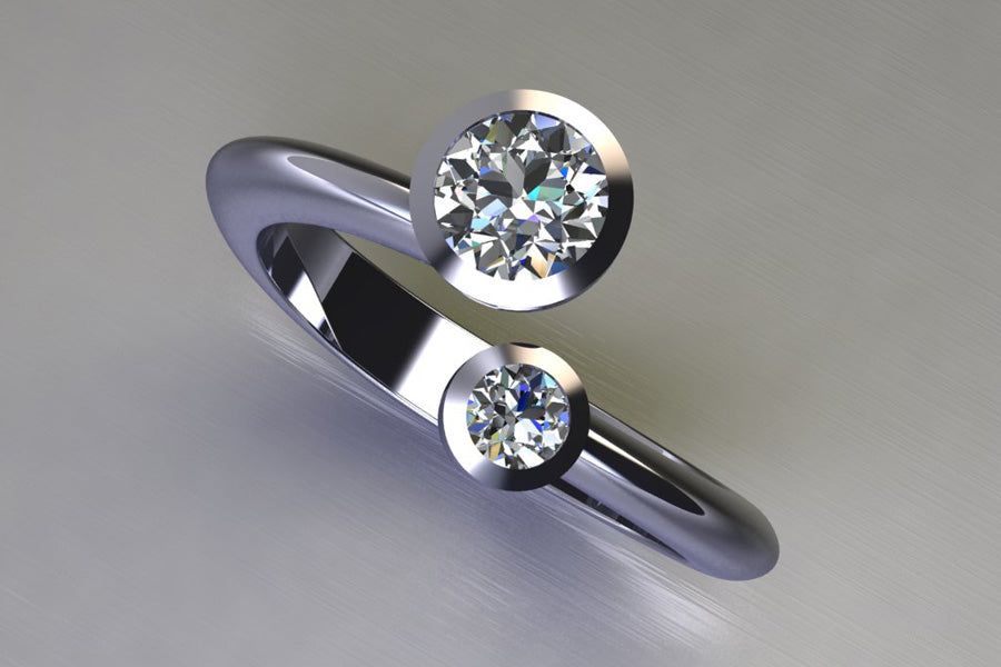 Diamond ring design on sale latest